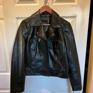 NWT Bernardo Vegan Leather Moto Jacket, size L